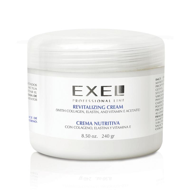 Crema Nutritiva con Colágeno, Elastina y Vit E x 240g Exel
