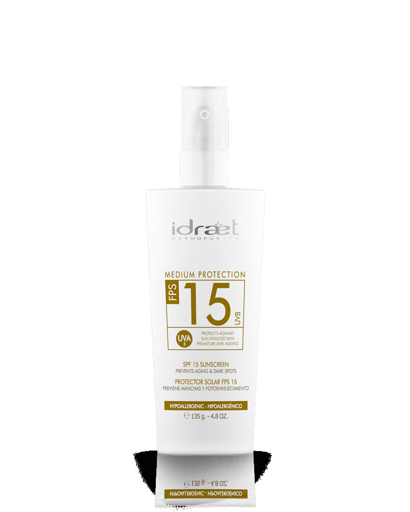 Spray Protector Solar SPF15, Idraet