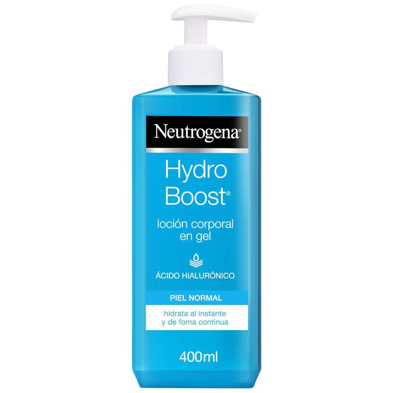 Neutrogena Loción Corporal Hidratante en Gel Hydro Boost, Piel Normal a Seca, Textura Ligera, 400 m